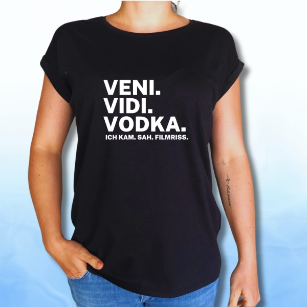 Veni Vidi Vodka BY021 Extended Shoulder T